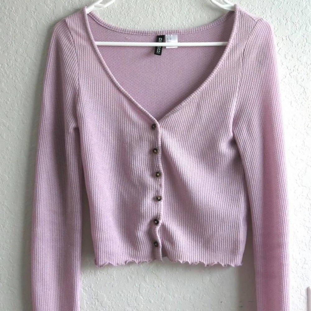 H&M Divided Lavender Knit Sweater